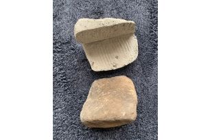 Corner piece Flagstone Brown
