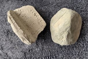Corner piece Flagstone M Olive